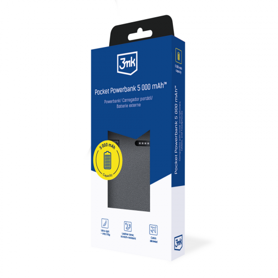3mk Pocket Powerbank™ 5000mAh 12W USB-C