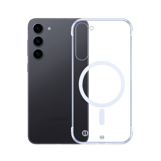 3mk Just20g MagCase for Samsung Galaxy S23+ - transparent