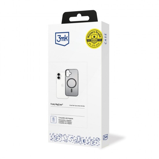 3mk Frosty MagCase for iPhone 17 - Black