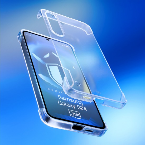 3mk Just20g Clear Case for Samsung Galaxy S24 - transparent
