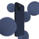 3mk Silicone Case for iPhone 15 - navy blue