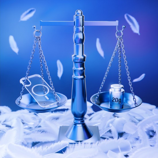 3mk Just20g MagCase for iPhone 16 - transparent