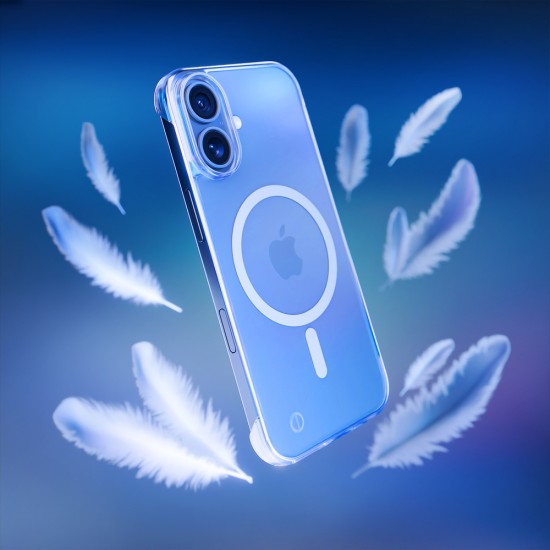 3mk Just20g MagCase for iPhone 16 - transparent