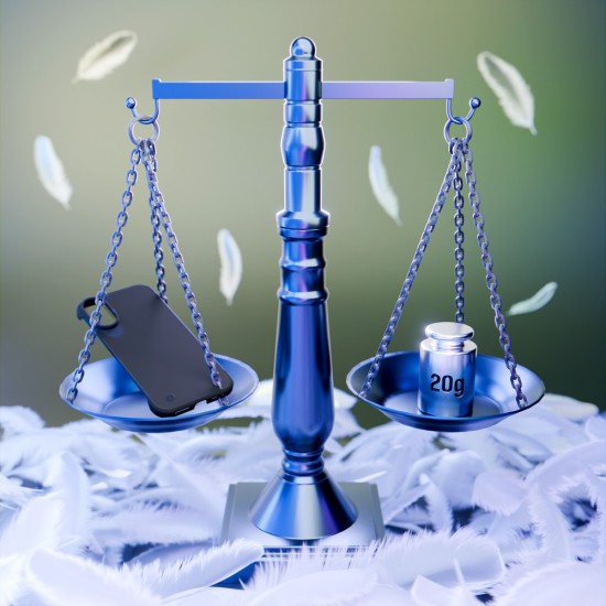 3mk Just20g Matt Case for Apple iPhone 16 - Matte Black