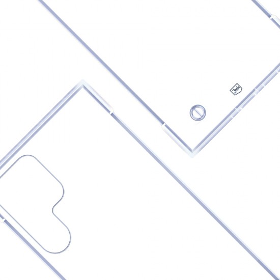 3mk Just20g Clear Case for Samsung Galaxy S22 Ultra 5G - transparent
