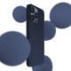 3mk Silicone Case for iPhone 15 Pro - Navy Blue