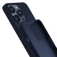 3mk Silicone Case for iPhone 15 Pro - Navy Blue