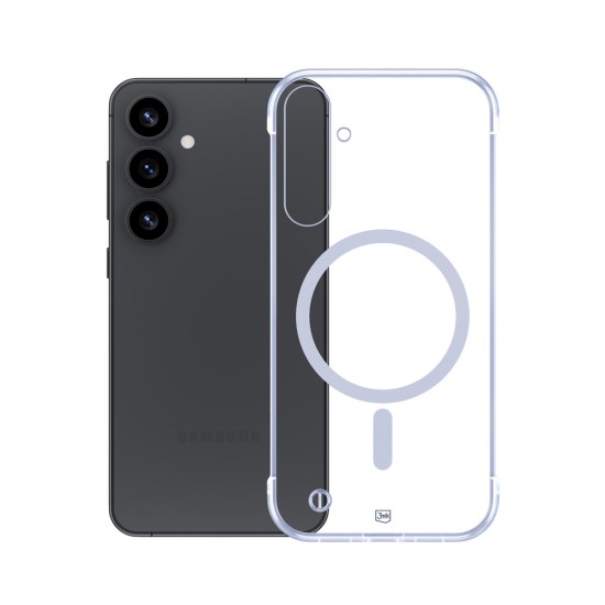 3mk Just20g Matt Case for Samsung Galaxy S25+ - Matte Black