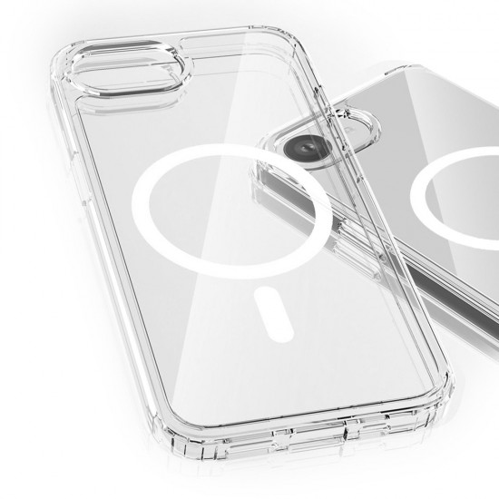 3mk Armor MagCase for iPhone 16E - transparent