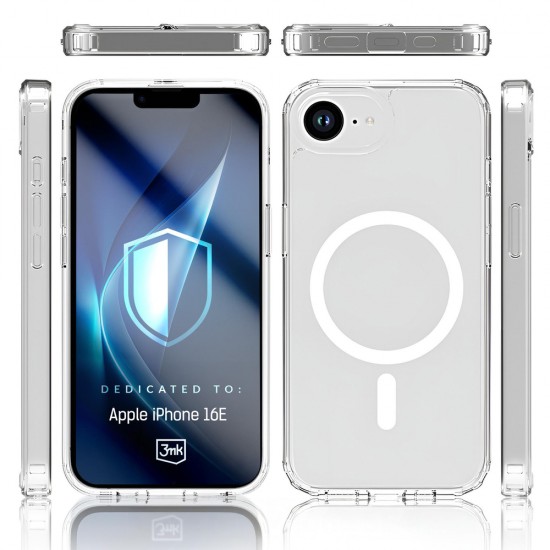 3mk Armor MagCase for iPhone 16E - transparent