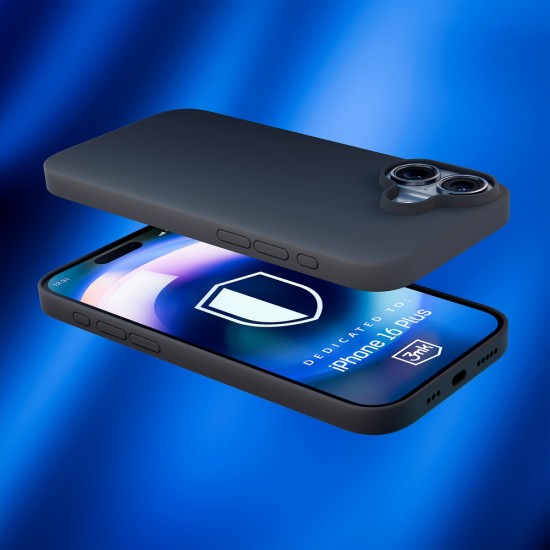 3mk Hardy Silicone MagCase for iPhone 16 Plus - Gray