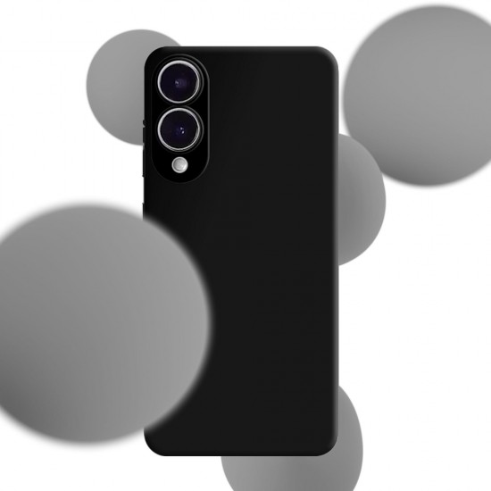 3mk Hardy Silicone MagCase for Samsung Galaxy S25 Edge - Black