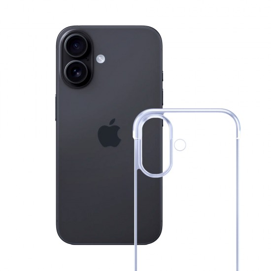 3mk Just20g Clear Case for Apple iPhone 16 - transparent