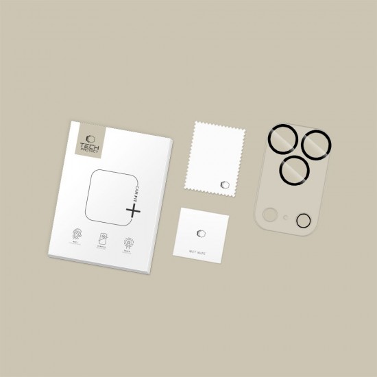 Tech-Protect Cam Fit+ Camera Cover for iPhone 17 Pro - Clear
