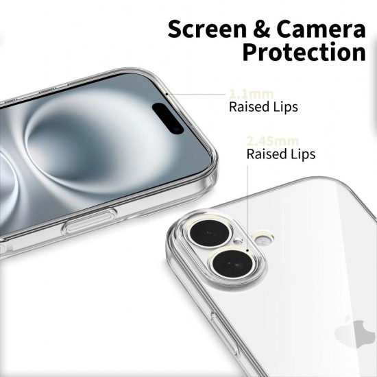 Tech-Protect FlexAir Case for iPhone 17 - Transparent