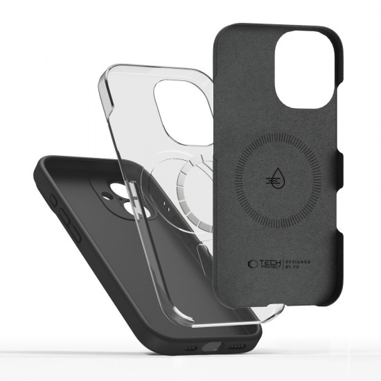 Tech-Protect Silicone MagSafe Case for iPhone 17 - Black