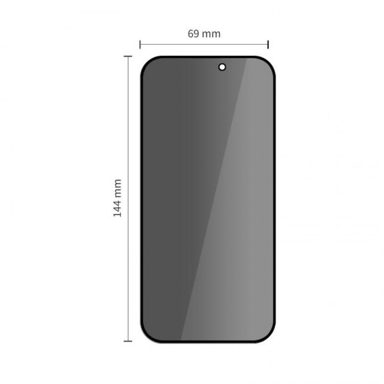 Tech-Protect Quick Set Spy+ Privacy Glass 2-pack for iPhone 14 Pro