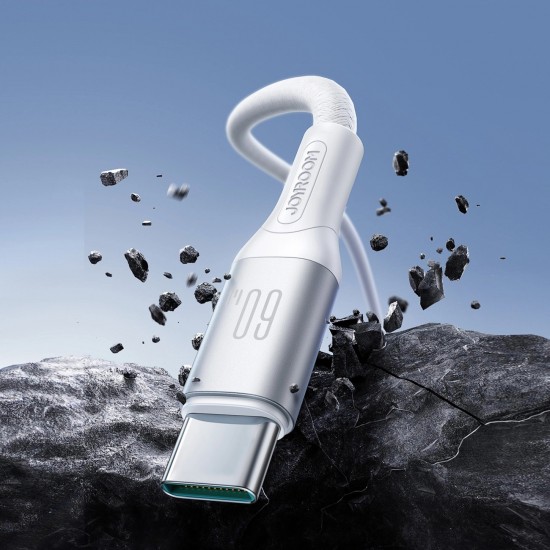 Joyroom S-A28 Flash Series 60W USB-C - USB-C Cable 2m - White