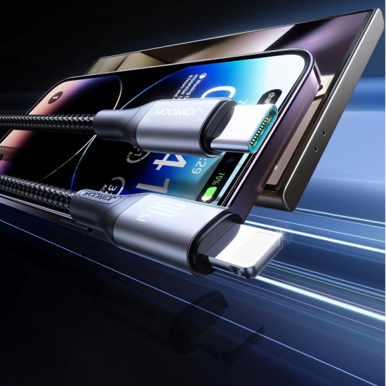 Joyroom S-A28 Flash Series 30W USB-C - Lightning cable 1m - black