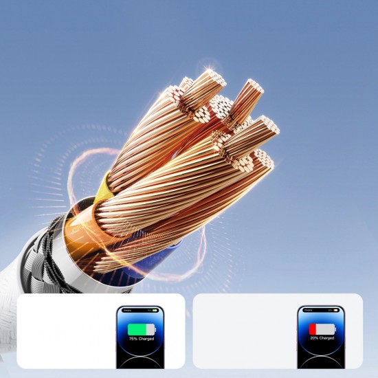 Joyroom S-A28 Flash Series 30W USB-C - Lightning cable 2m - white