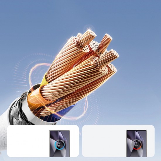 Joyroom S-A28 Flash Series 3A USB-A - USB-C Cable 2m - White