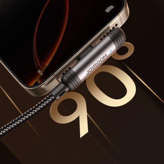 Joyroom S-A56 EnjoyX Series 90° USB-C - Lightning cable 30W 1.2m - black