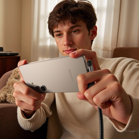 Joyroom S-A56 EnjoyX Series 90° USB-A - Lightning 3A cable 1.2m - black