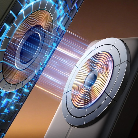 Joyroom JR-PBM02 Powerbank 22.5W 10000mAh 3in1 Magnetic Inductive Compatible with MagSafe with Built-in Cable - Black