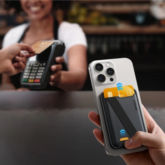 Joyroom JR-ZS432 Magnetic Wallet Compatible with MagSafe - Black