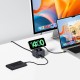 Baseus MagPro Series II 7-in-1 USB-C Hub with MagSafe-compatible Charger 15W + HDMI + USB-A + USB-C + SD/TF - Black