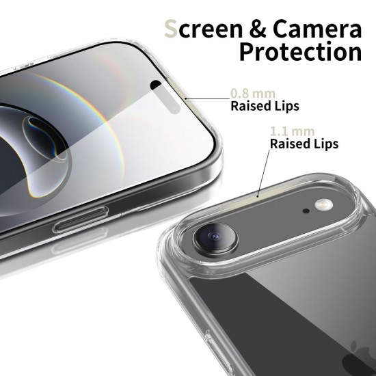 Tech-Protect FlexAir Hybrid Case for iPhone 17 Air - Clear