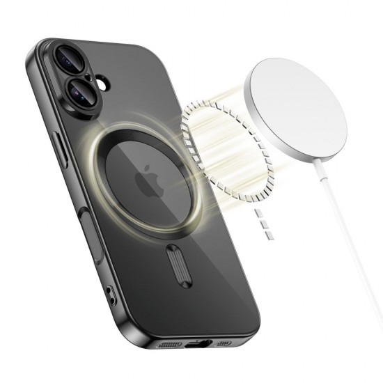 Tech-Protect MagFlex MagSafe Case for iPhone 17 - Clear Black