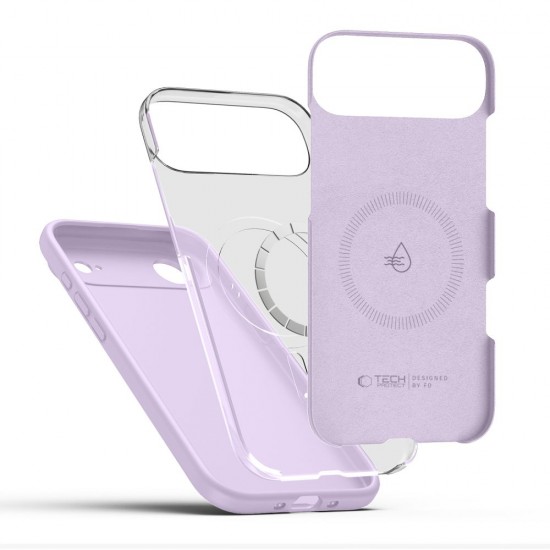 Tech-Protect Silicone MagSafe Case for iPhone 17 Air - Purple