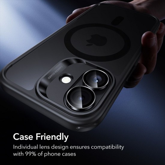 ESR Armorite Camera Cover for iPhone 16 / 16 Plus / 17 - Black