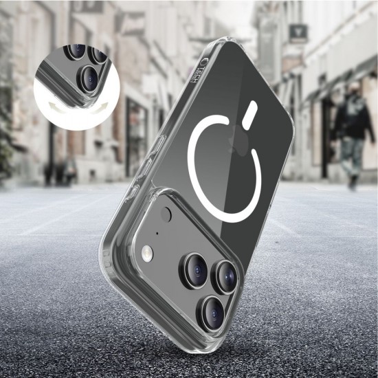 Tech-Protect FlexAir Hybrid MagSafe Case for iPhone 17 Pro Max - Clear