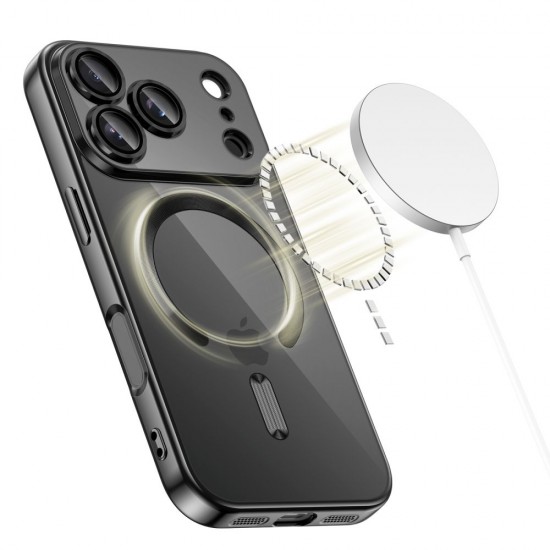 Tech-Protect MagFlex MagSafe Case for iPhone 17 Pro Max - Clear Black