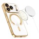 Tech-Protect MagFlex MagSafe Case for iPhone 17 Pro Max - Transparent Gold