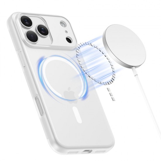 Tech-Protect MagSlim MagSafe Case for iPhone 17 Pro - Matte White