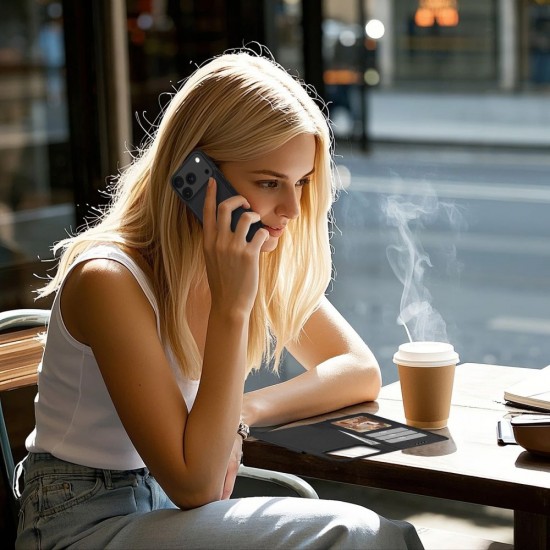 Tech-Protect Wallet MagSafe Case for iPhone 17 Pro Max - Matte Black