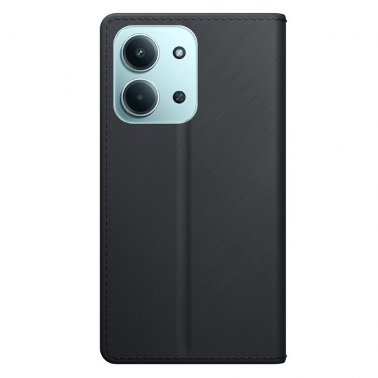 3mk Wallet Case for Xiaomi Redmi 15C - black