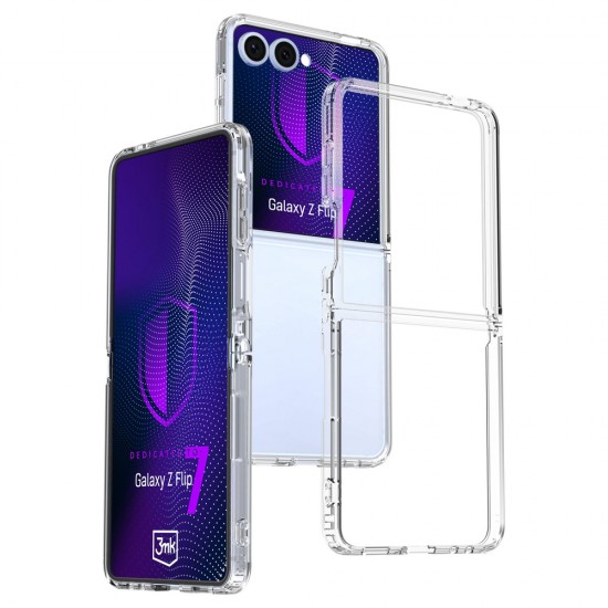 3mk Armor Case for Samsung Galaxy Z Flip 7 - Transparent