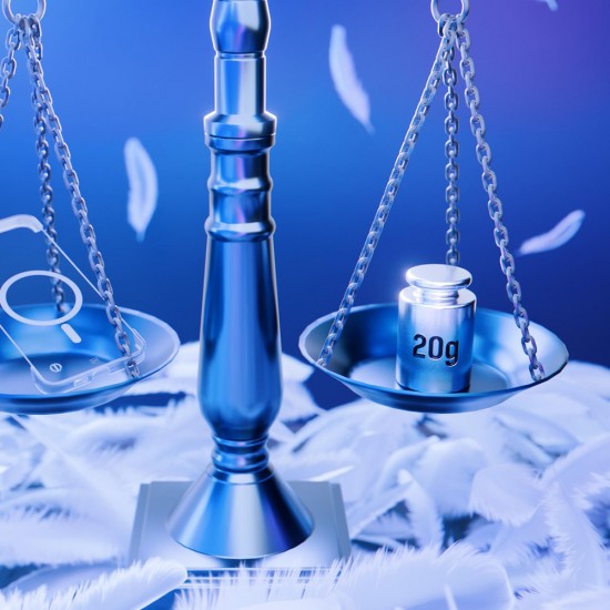 3mk Just20g MagCase for iPhone 17 - transparent