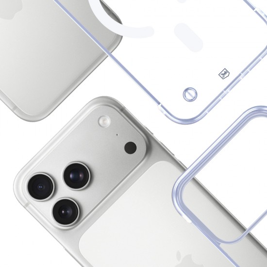 3mk Just20g MagCase for iPhone 17 Pro Max - Transparent