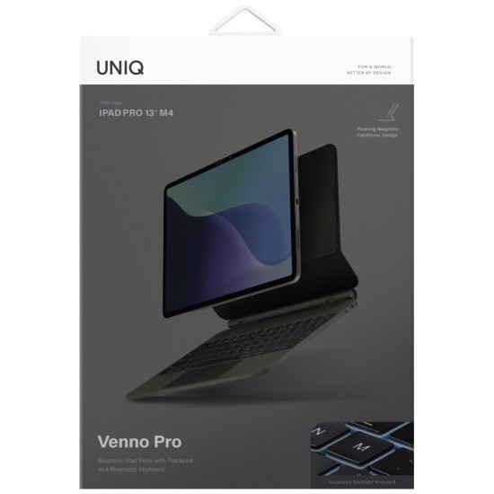 Uniq Venno Pro Magnetic Smart Case with Keyboard for iPad Air 13