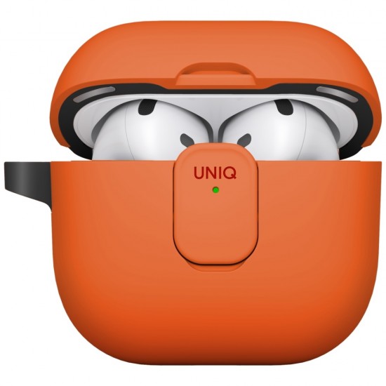 Uniq Clyde Lock Case for AirPods 4 - Orange
