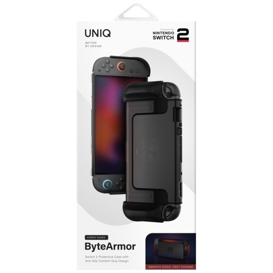 Uniq Hybrid Bytearmor case for Nintendo Switch 2 - black