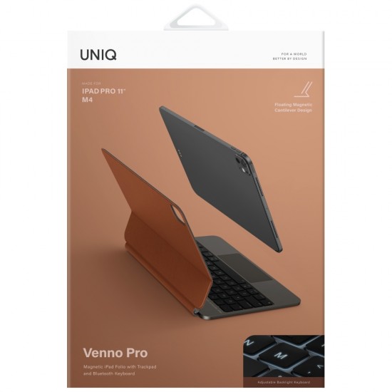 Uniq Venno Pro Magnetic Smart Keyboard Case for iPad 11