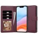 Tech-Protect Wallet Case for Samsung Galaxy A26 5G / A17 4G / 5G - Burgundy