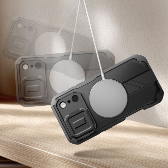 Tech-Protect Kevlar MagSafe Case for iPhone 17 Pro Max - Black