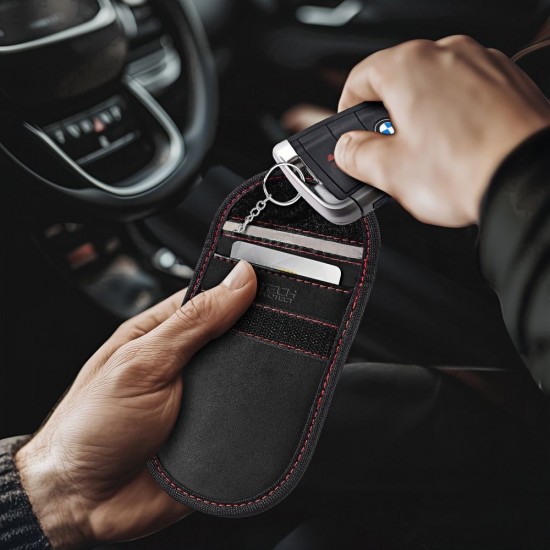 Tech-Protect KLR100 RFID Case - Black and Red